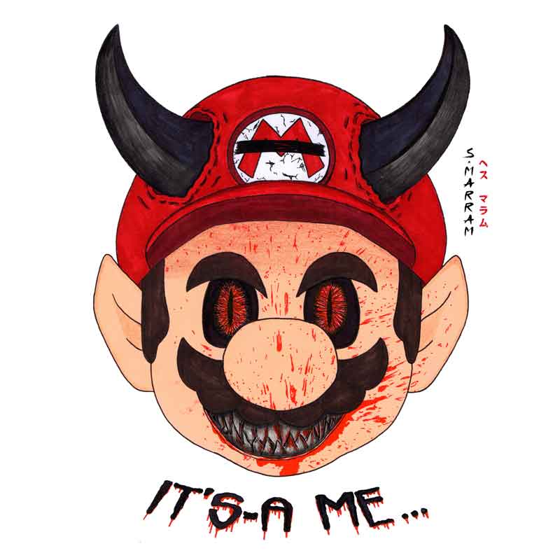 EVIL MARIO (COLOR)