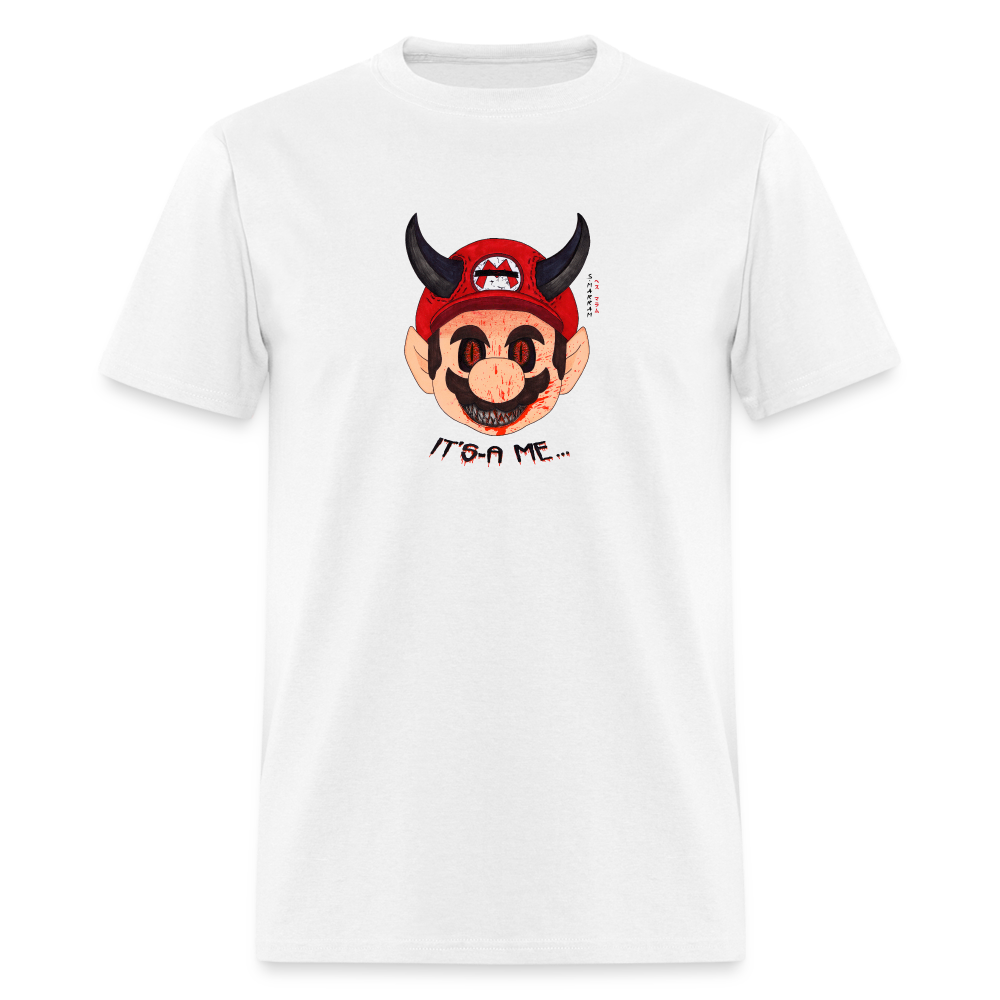 EVIL MARIO (COLOR) - white