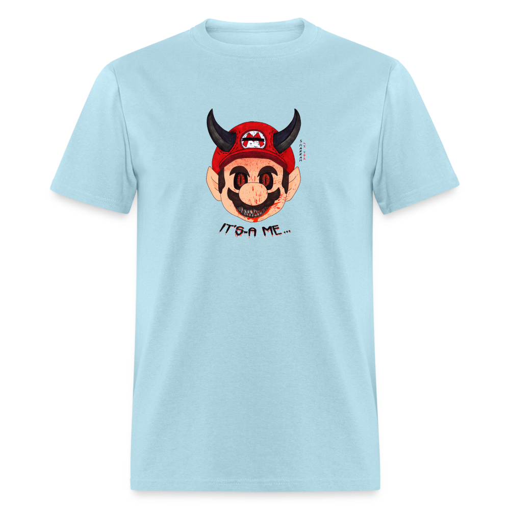 EVIL MARIO (COLOR) - powder blue